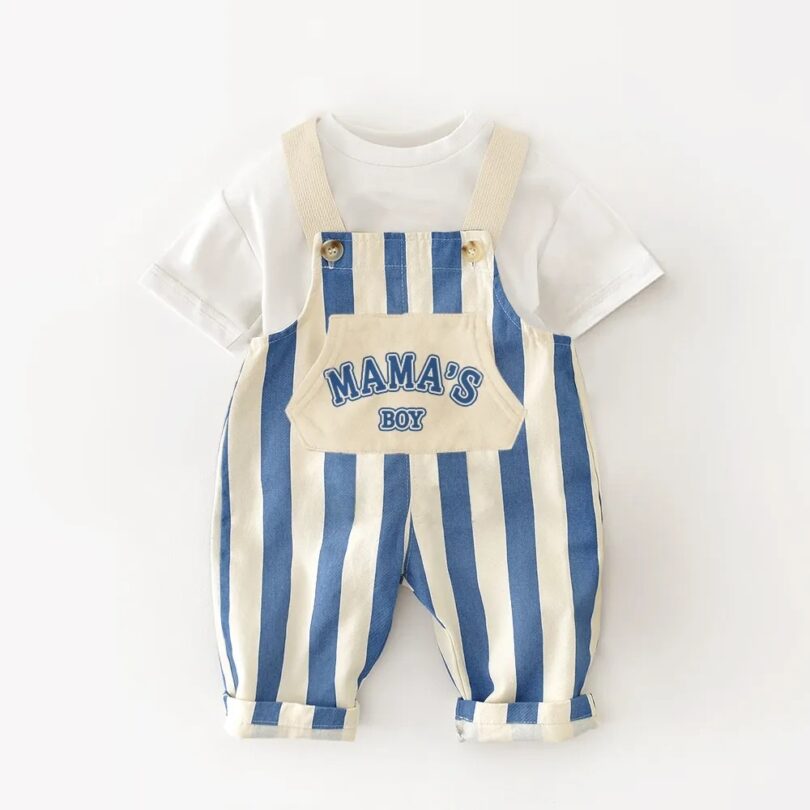 Baby Boy Gentleman Outfit – Bow Tie Bodysuit and Pants
