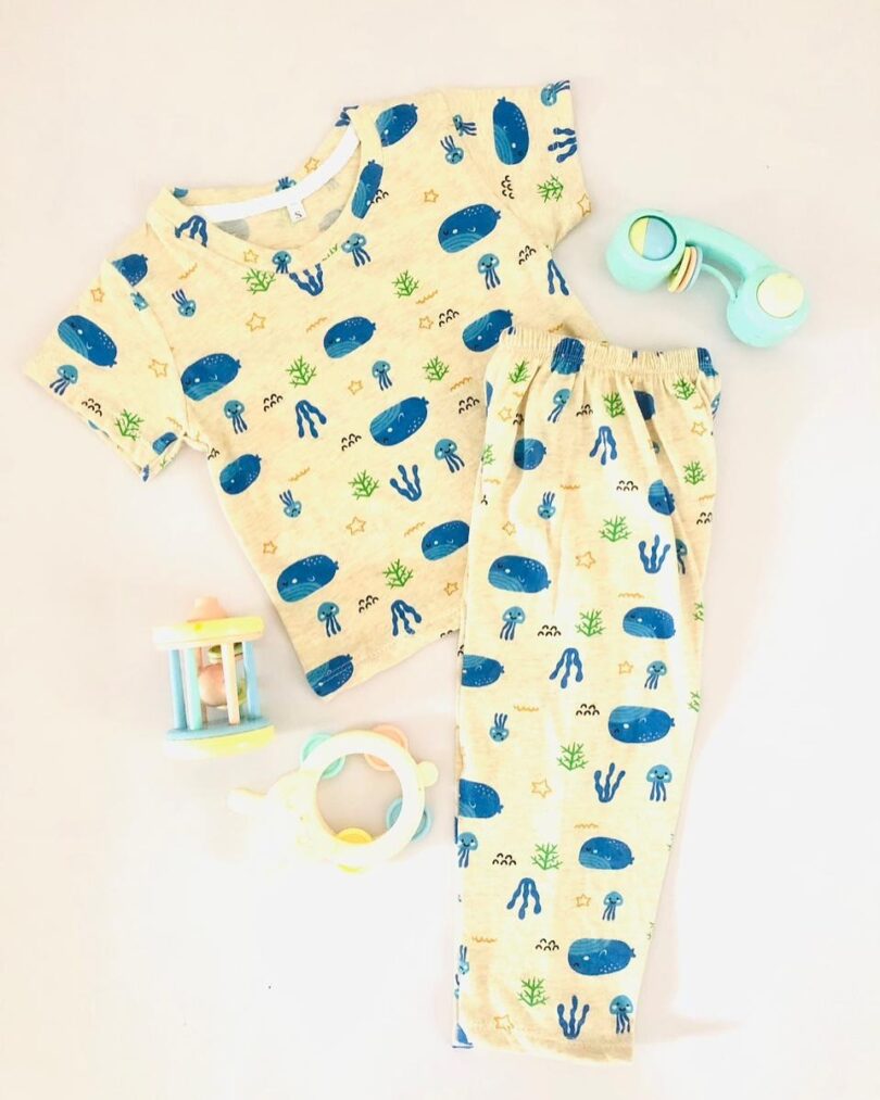 Baby Romper with Cute Animal Print – Unisex